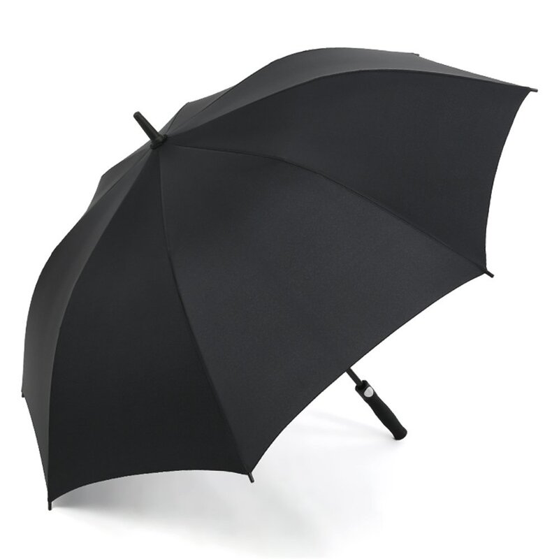 30 inch full fiber golf umbrella automatic straight pole anti-Storm Large double business umbrella wholesale
