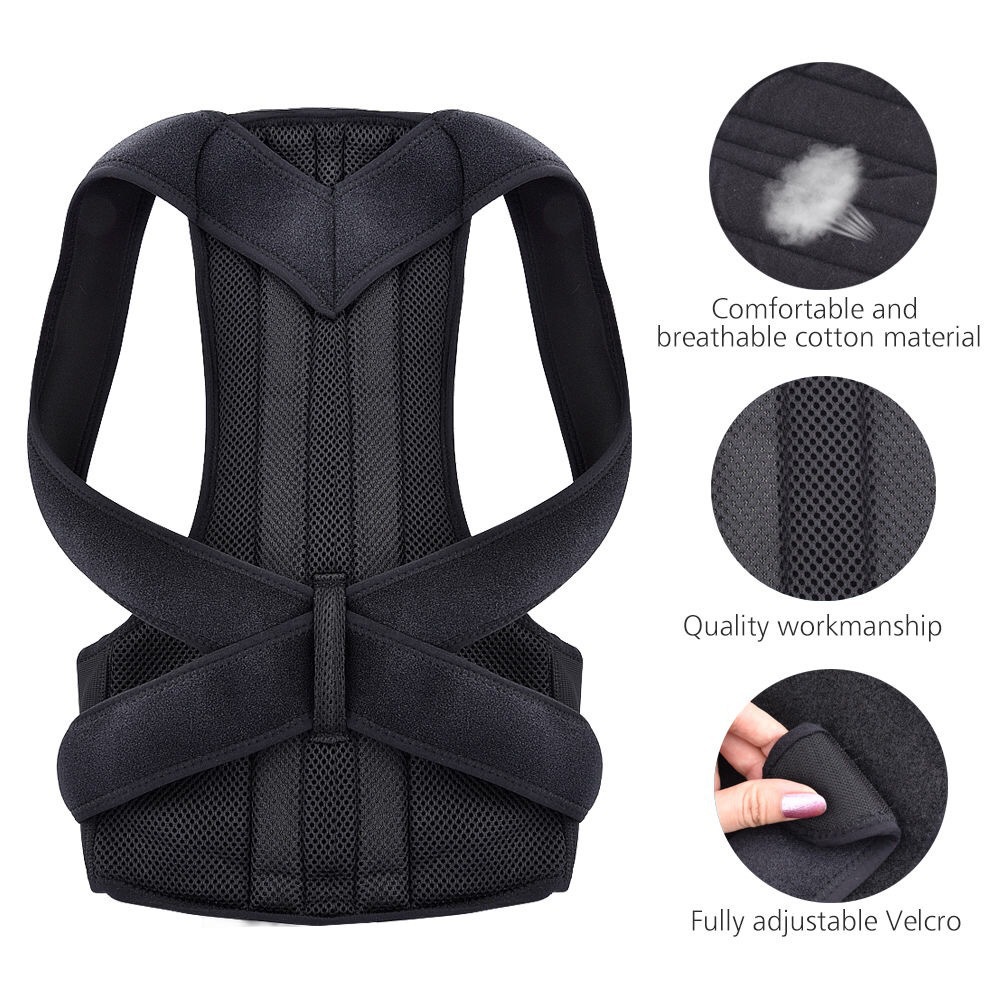 Amazon posture correction strap for adult shoulder back strap for men and women invisible hunchback straightening strap factory wholesale