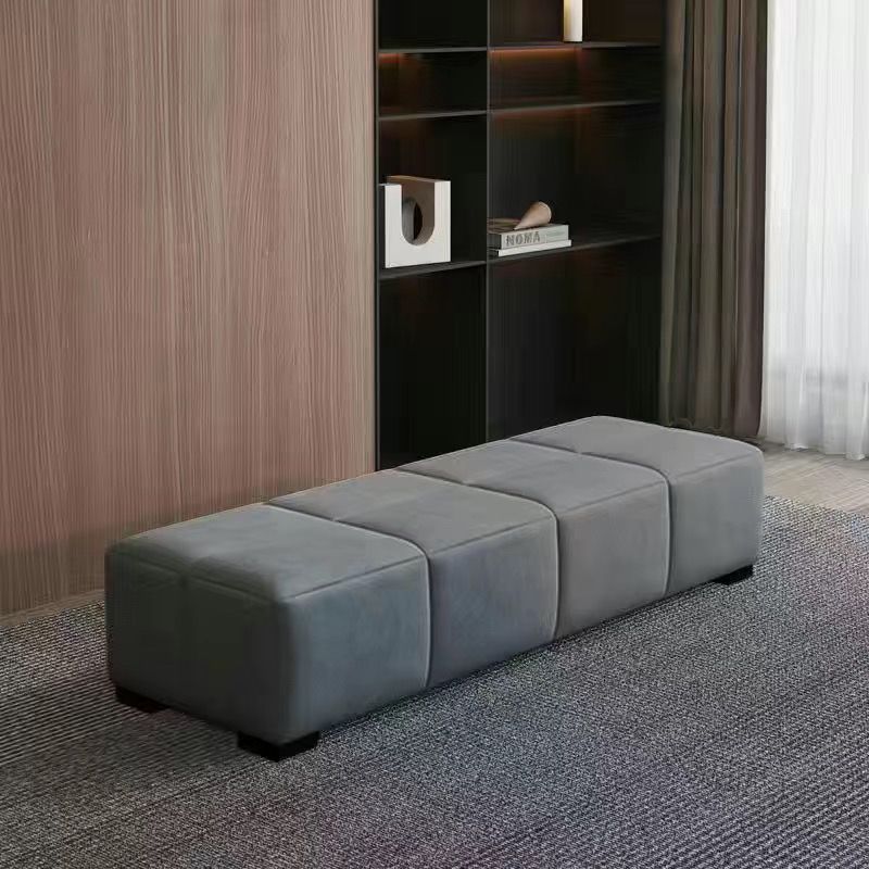 Fábrica directa de vestuario cambiador de zapatos taburete cama frente al banco de descanso italiano cama de dormitorio almacenamiento taburete cola de cama