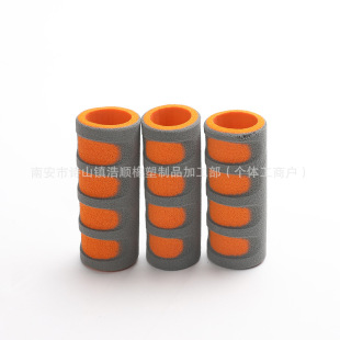 Finger Sleeve Tattoo Equipment Rubber Plastic Sponge Sleeve Dual-Color Groove Handle Sleeve Non-Slip Horizontal Bar Eva Dumbbell Bar Foam