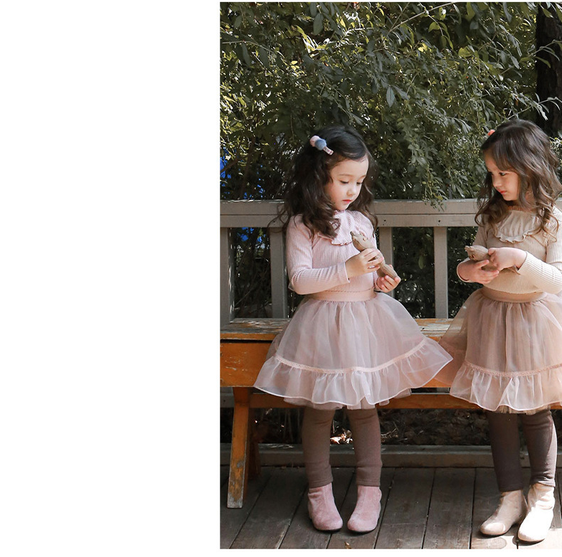 粉蓬蓬紗裙褲_15