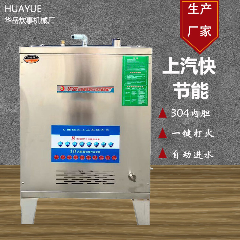 燃气蒸汽发生器小型商用不锈钢锅炉做豆腐蒸包子酿酒50排蒸汽机
