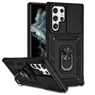 Suitable for Samsung S25edge sergeant push window S24FE mobile phone case A17 ring A56 anti-fall A16 protective cover A06