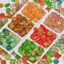 琉璃复古巴洛克描金混款玻璃烤漆珠diy手工串珠手链饰品配件批发