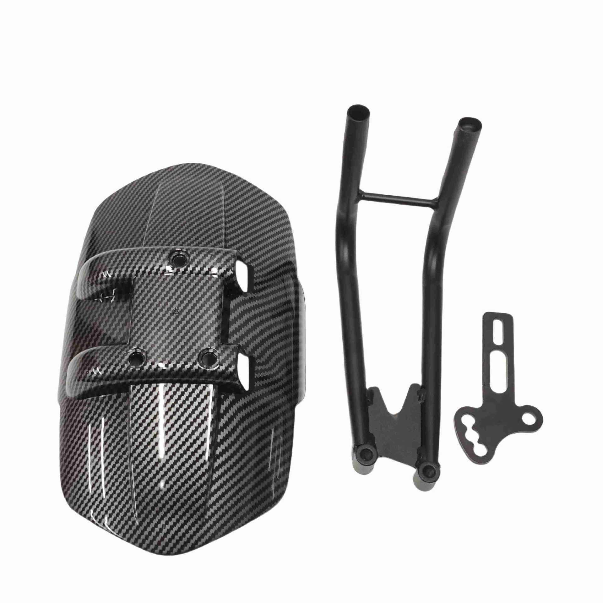 Daniu N7N9N9Gt Bull 10inch 12inch Universal Water Transfer Printing Iron Double-Tube Rear Fender Mudguard for Moped