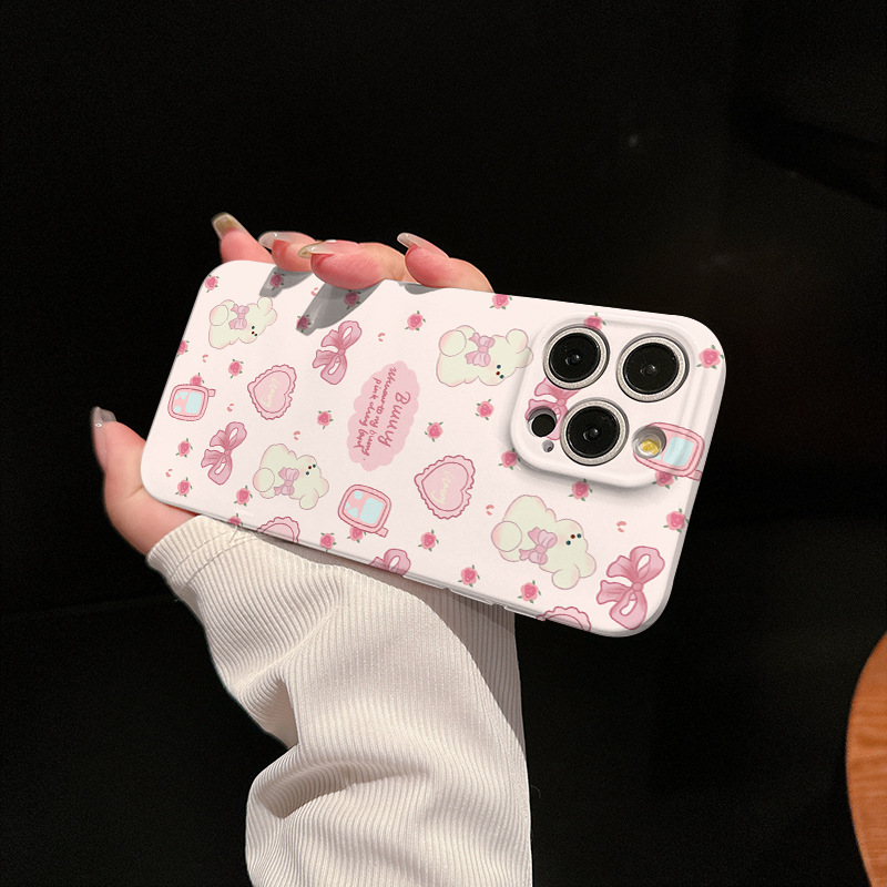 35g Weight iPhone Applicable Brands Phone Cases Classification Feilin Material Heart Shape, Bow Knot Pattern Cute, Sweet Style Feilin Heart Shape Bow Knot Cute Sweet Phone Cases Phone Accessories 8
