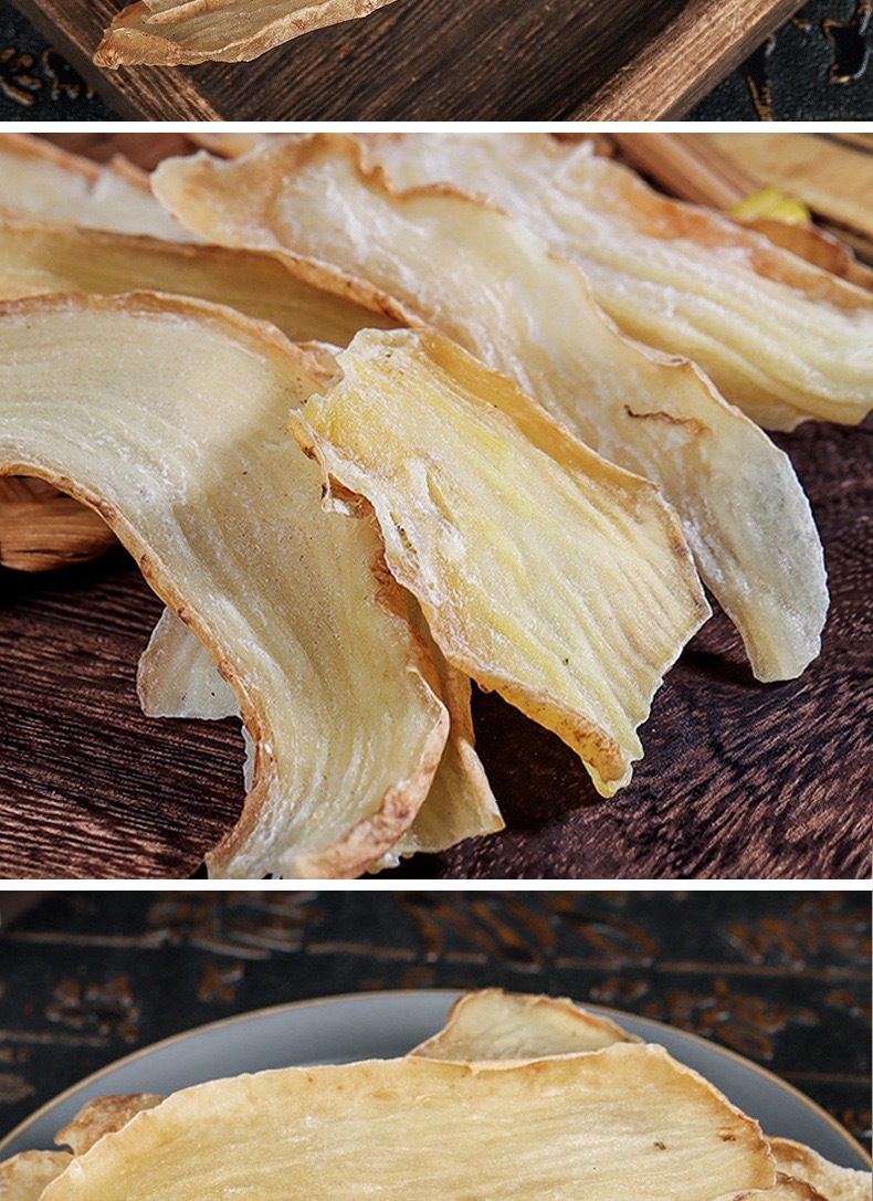Dried Tianma Slices Gastrodia Root 250g Chinese Herbal Tea and Soup Ingredient quality and texture