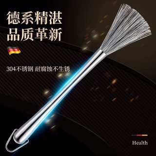 304不锈钢长柄锅刷小蛮腰清洁家用厨房钢丝去污钢丝刷清洁刷神器