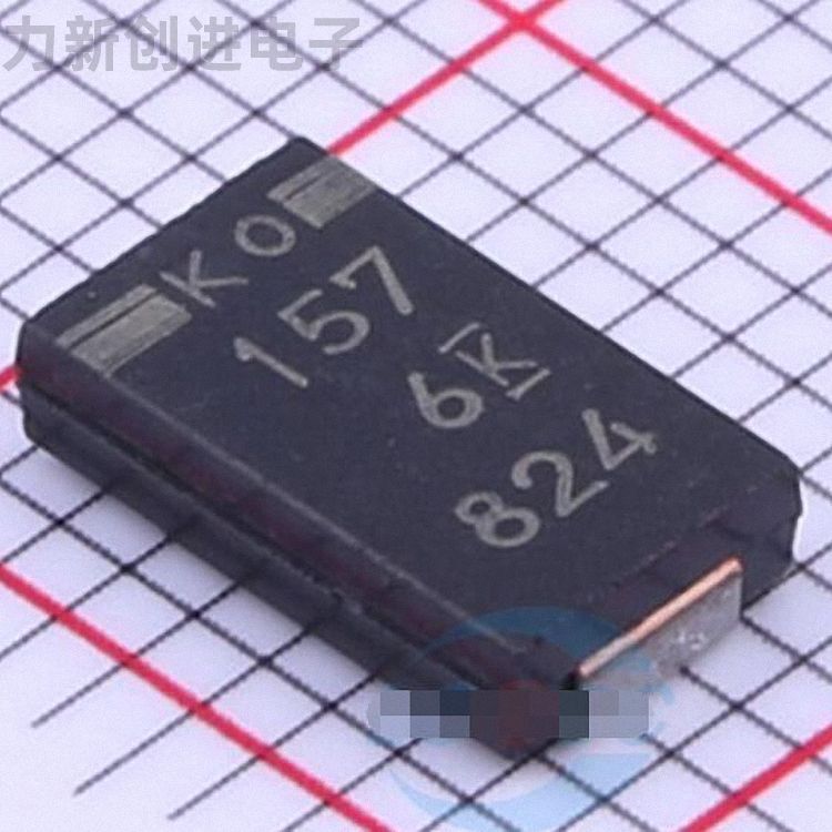 T520V157M006ATE015描述150uF(157) ±20% 6.3V 钽电容