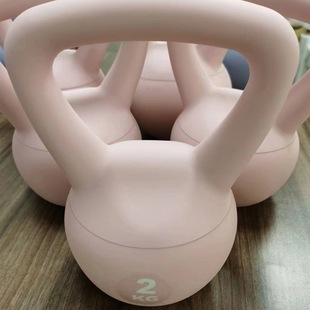 Pvc Soft Kettlebell Biceps Squat Strength Training Bodybuilding Competition Women's Kettlebell Shaping Portable Silicone