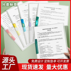 メーカー卸売り学生専用ファイルファイル試巻収納袋事務用透明インサート回転レバークリップ