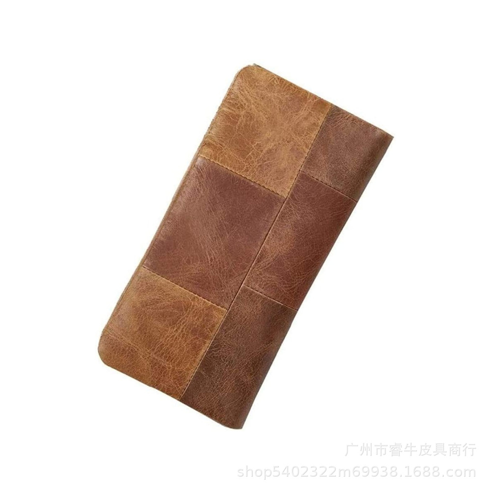 Long wallet with zipper