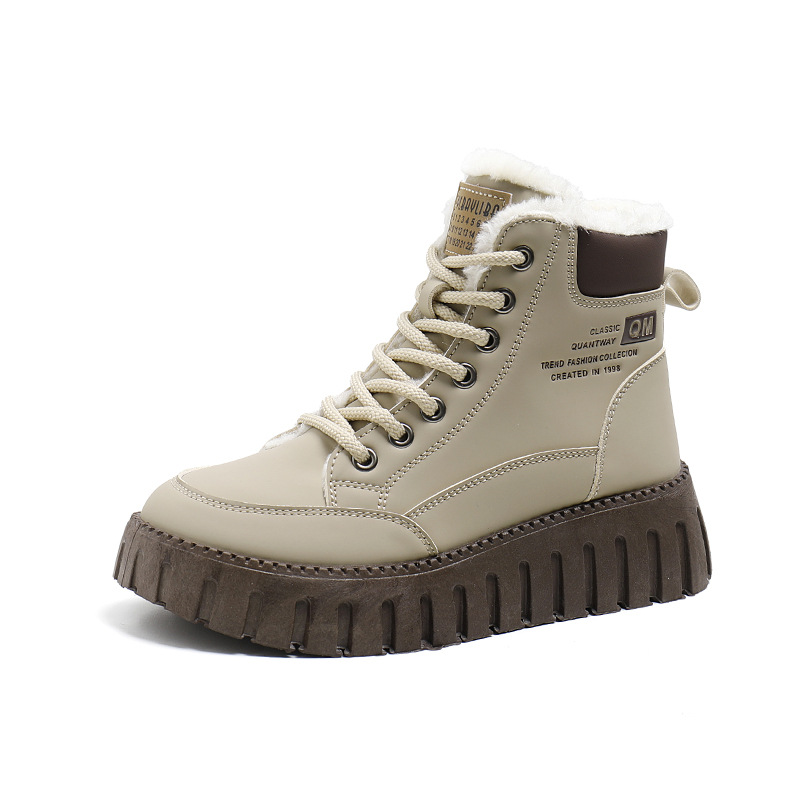 Stivali da donna Desert Boots Stivali da neve Sintetici Bohemian Punk Tacco medio Tacco alto Punta a punta Punta quadrata Calzature sportive da ufficio stringate_voghion.com