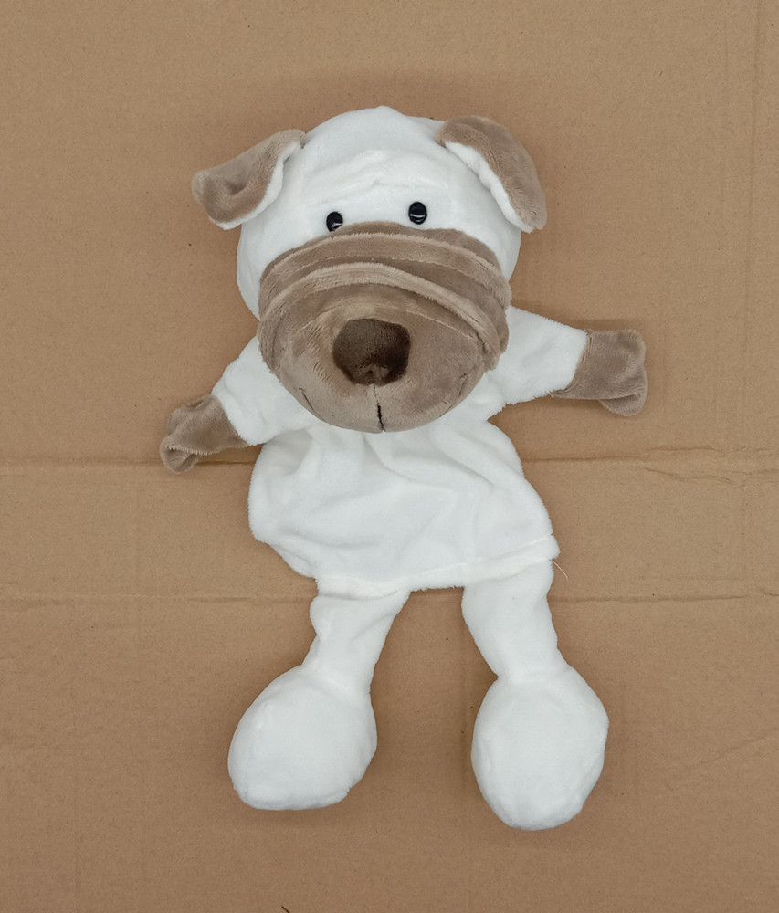 Marioneta animal León Cordero Gris Lobo Niños Bebé comodidad historia entre padres e hijos marioneta de peluche accesorios de rendimiento