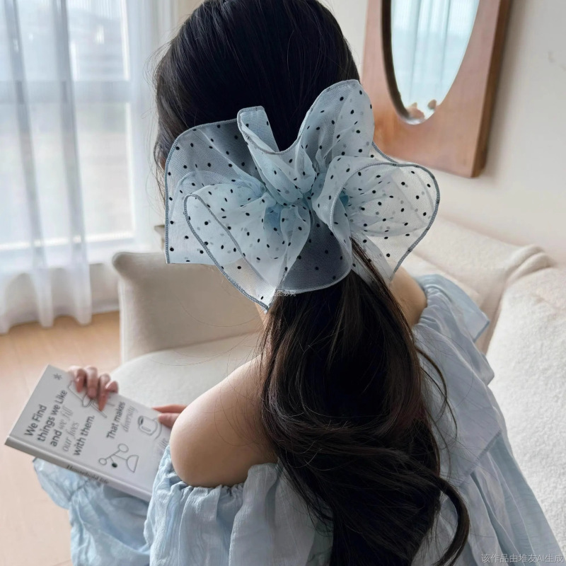 スカートシリーズヘアバンドレース刺繍ヘアバンドエレガントで優しいスタイルの女性の帽子ハーフポニーテールフラワーヘアアクセサリー|undefined