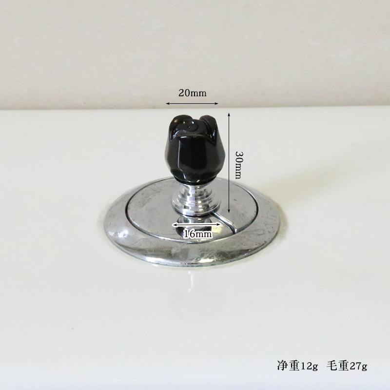 Color Rosa inodoro prensa creativa inodoro tanque de agua botón auxiliar dispositivo moda Rosa botón