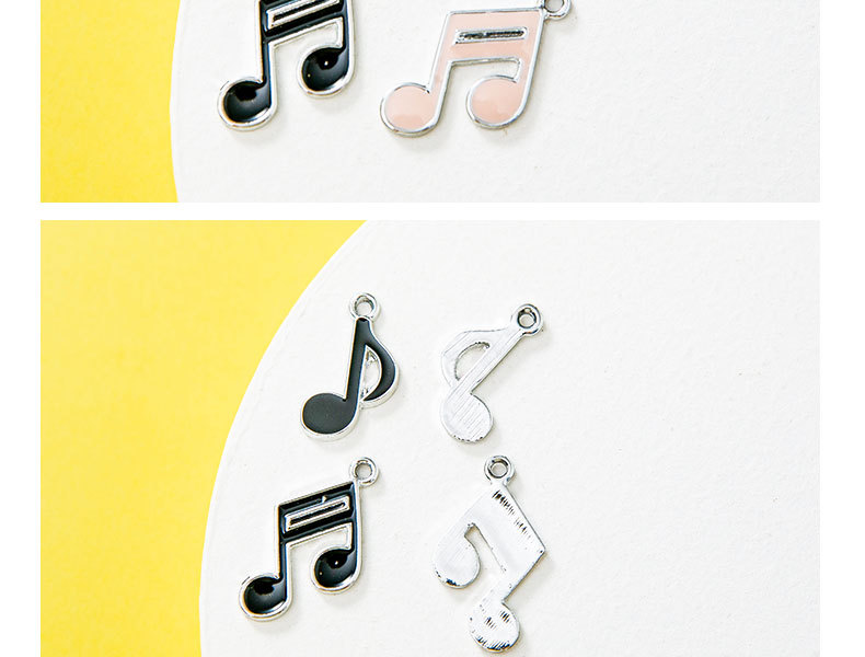 10 PCS/Package Quantity Alloy Material 10 PCS/Package Alloy Notes Pendant DIY Jewelry Accessories Bracelets