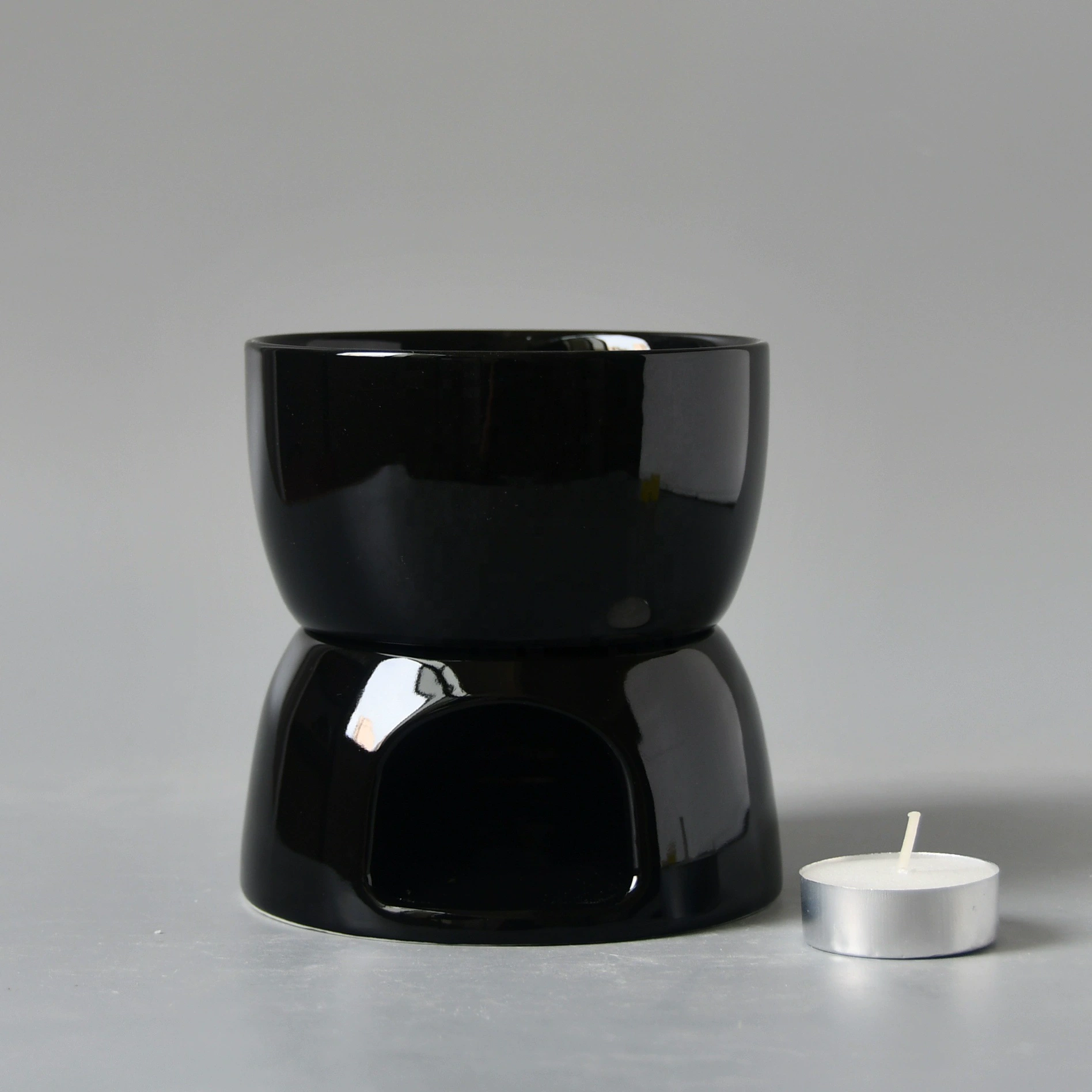 Керамическая курильница для благовоний лампа для благовоний для духовых масляных печей в европейском стиле черная свеча для трансграничных горячих продаж креативный скандинавский дом