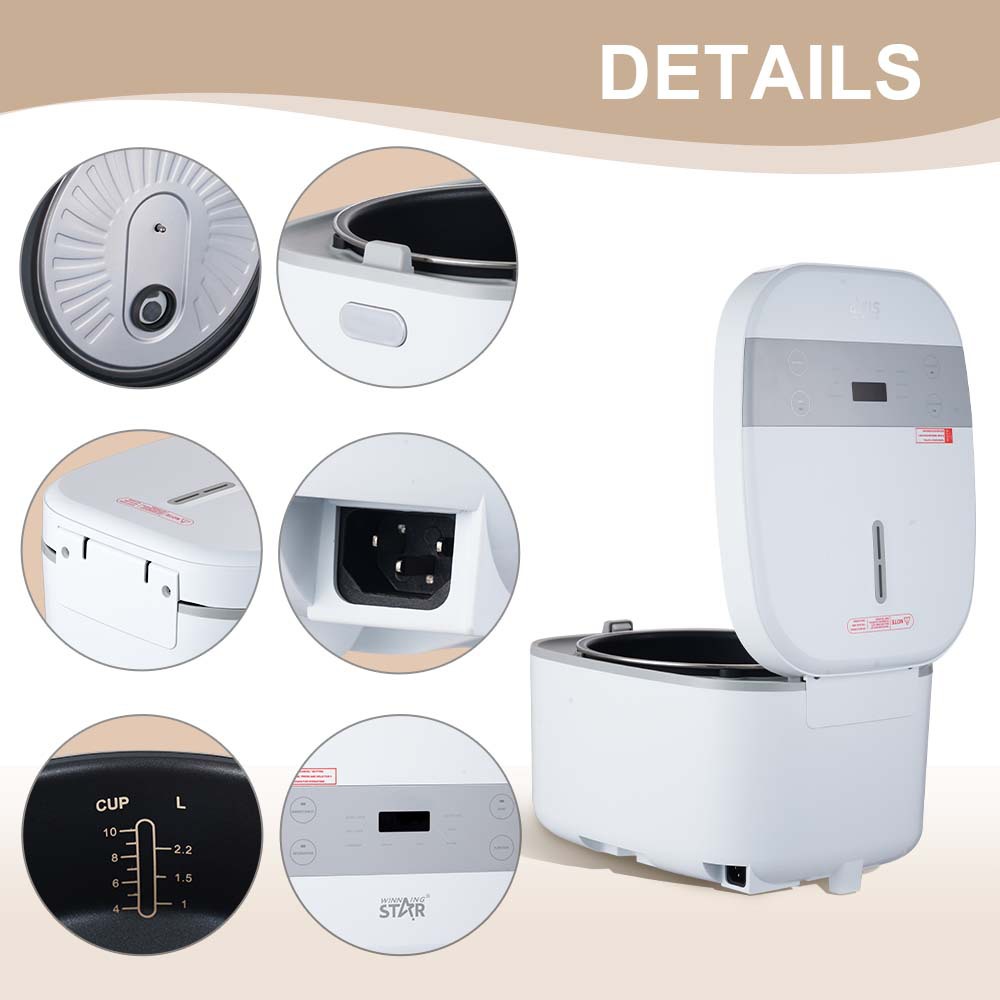 Winningstar comercio exterior transfronterizo exclusivamente para 5L pantalla táctil multifuncional doméstica Rice cooker olla arrocera IH olla image 5