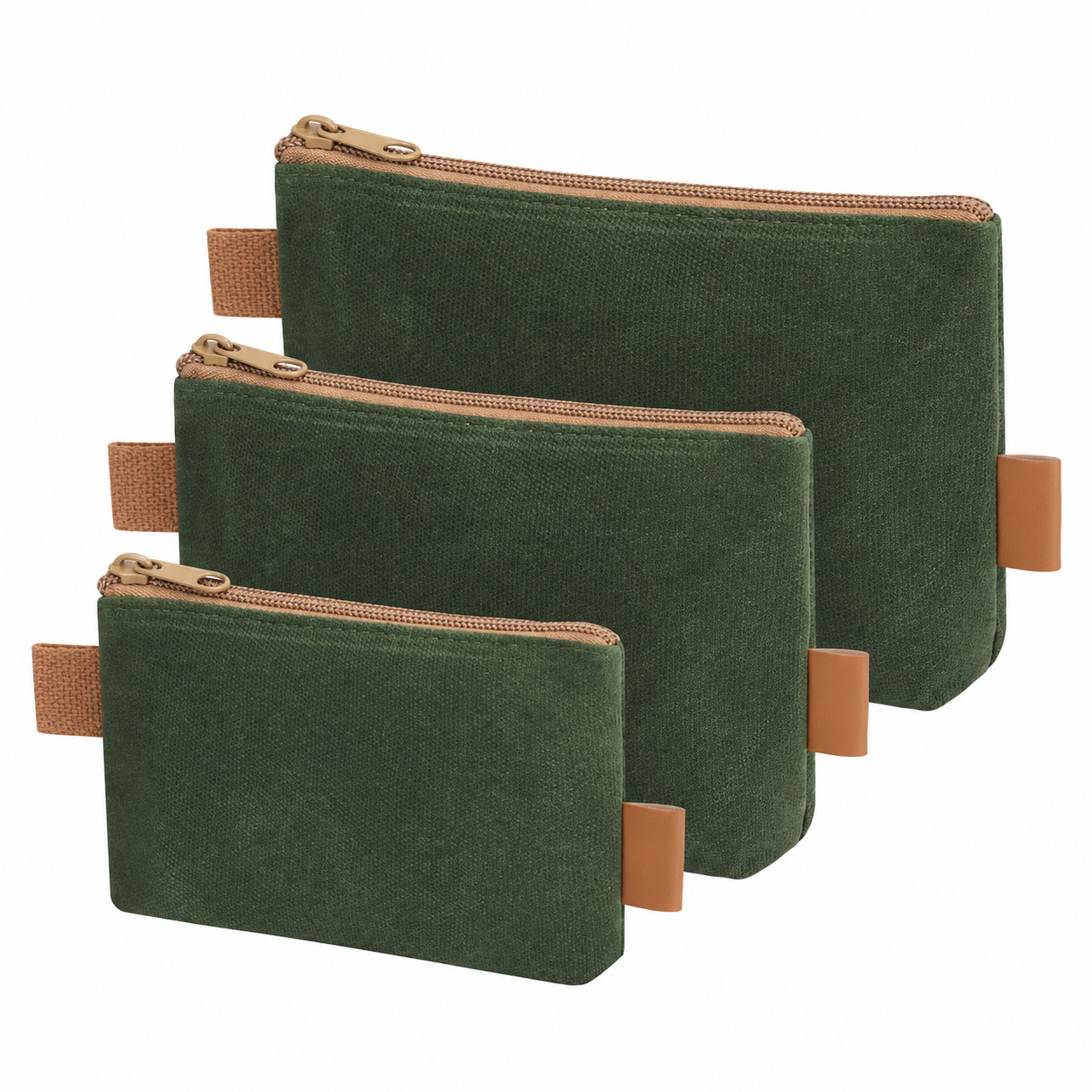 Bolsa de herramientas de lona gruesa, bolsa de almacenamiento con cremallera para electricista, resistente al desgaste, repelente al agua, para exteriores, camping, piezas y herramientas. image 7