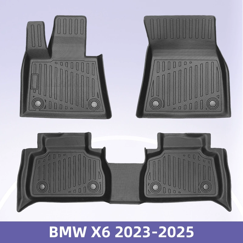 Подходит для BMW X6 2023-2025, 3D коврики из всепогодного материала TPE, коврик в багажник, коврик на спинку сиденья