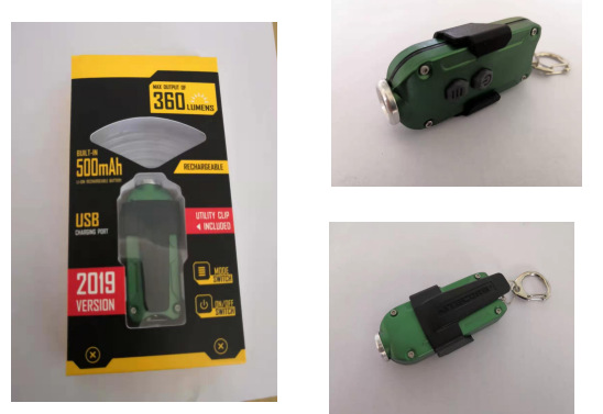 W576 키체인 손전등(녹색)