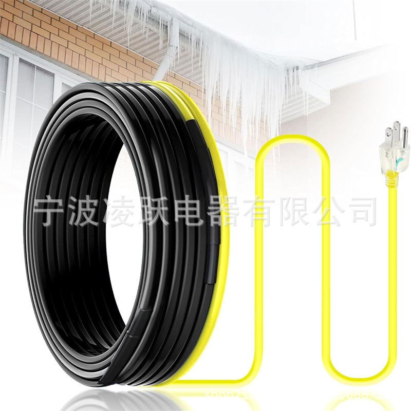 动调节热跟踪胶带 Pro 适用于屋顶雪和排水槽去冰电缆带 6 英尺发