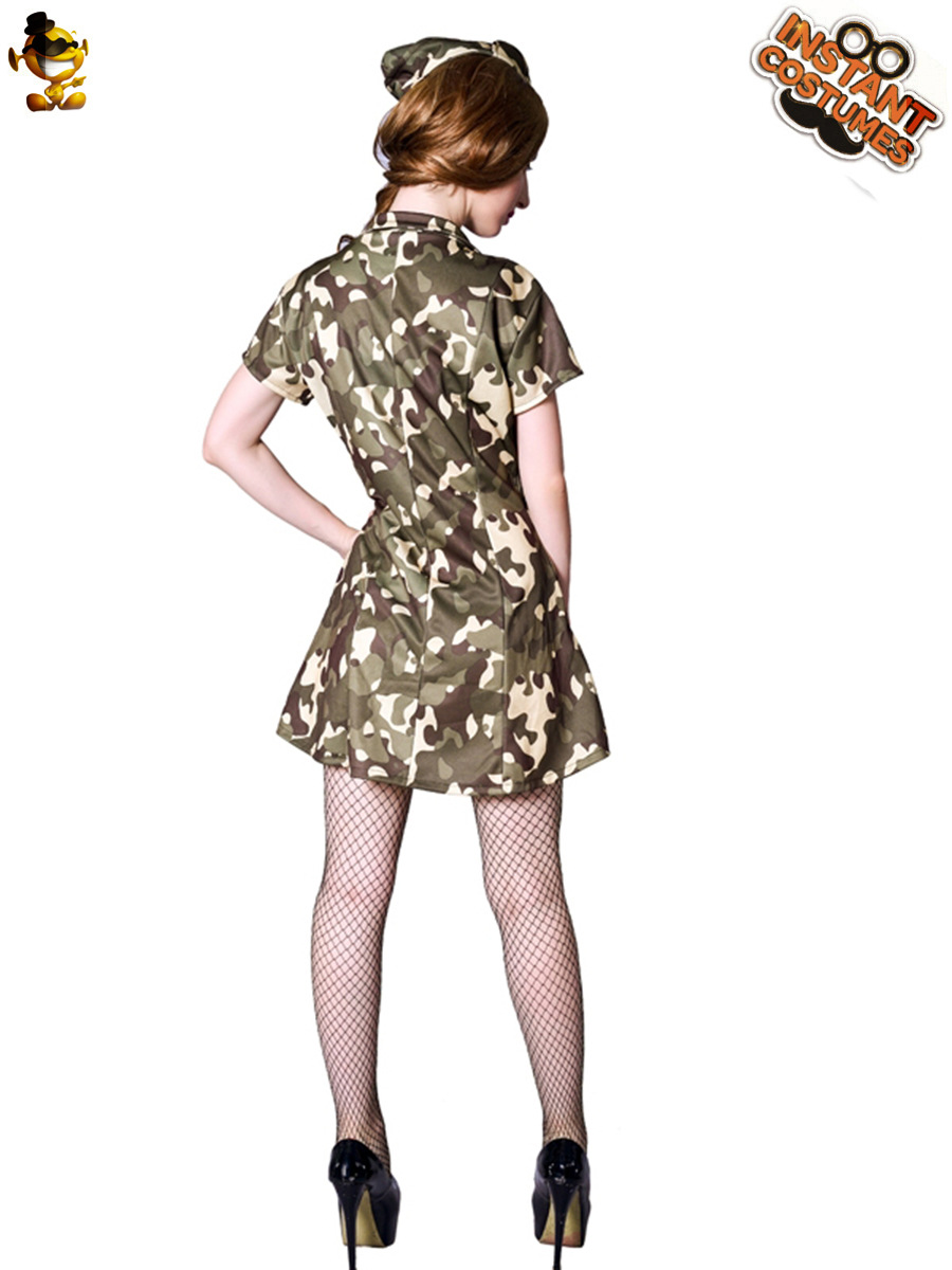 Nuevo camuflaje Ropa de baile para adultos Ropa de baile cuadrado ropa de tambor militar falda de camuflaje para mujer ropa de rendimiento de ropa de soldado image 5