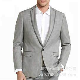 男士西装70羊毛西服套装商务职业正装高端礼服可来图定打样款式