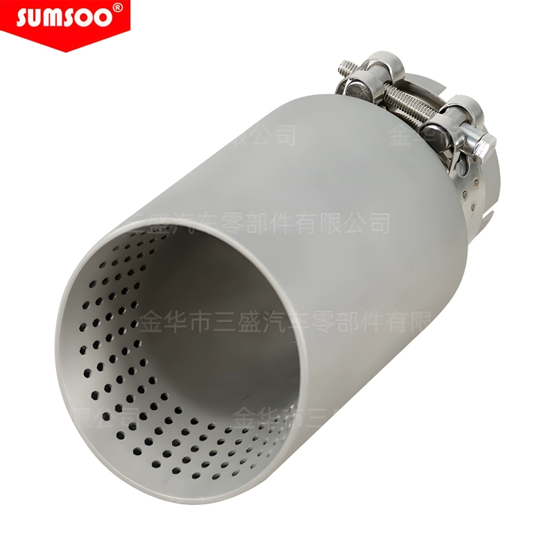 AK Scorpio сетчатый двухслойный универсальный глушитель из нержавеющей стали с сварным краем, декоративный автомобильный модифицированный выхлопной патрубок, хвостовое горло