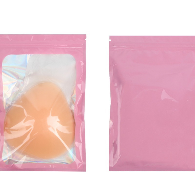 Sujetador de silicona invisible con correa de hombro desmontable grueso 3D desnudo