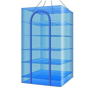Folding Fish Net Drying Vegetable Net Drying Cage Fish Cage Vegetable Drying Net Fly-proof Cage Fish Drying Drying Drying Artifact