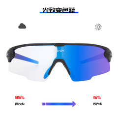 New scvcn color-changing cycling glasses for nearsighted men and women, outdoor sports wind and sand blocking bike sunglasses