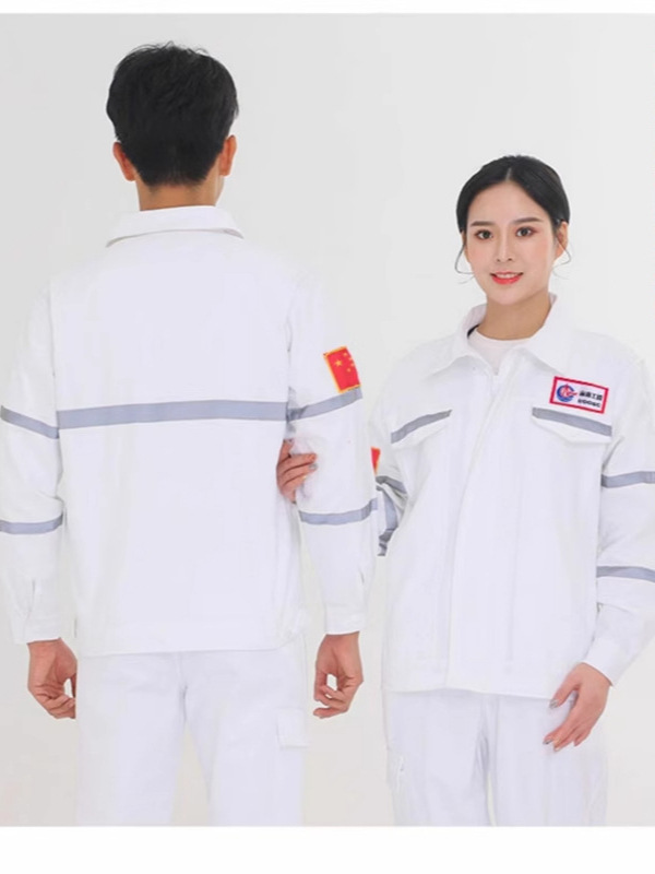 Trajes de trabajo de algodón para hombres, trajes de soldadura de algodón gruesos, ropa de protección laboral de taller de fábrica de petróleo marino resistente al desgaste y a prueba de quemaduras