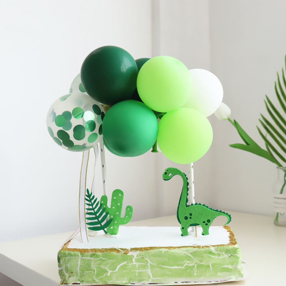 Nuevo látex de 5 pulgadas globo sequinilla pastel inserto decoración de fiesta de cumpleaños mesa