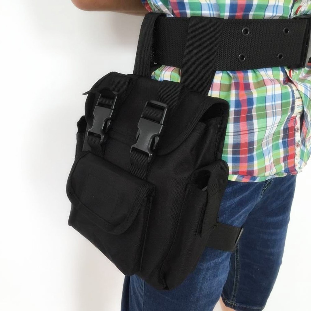 Solo Outdoor Tactical Waist Bag + Belt Combo Set Outdoor Multi-Functional Sports Leg Bag Storage Bag