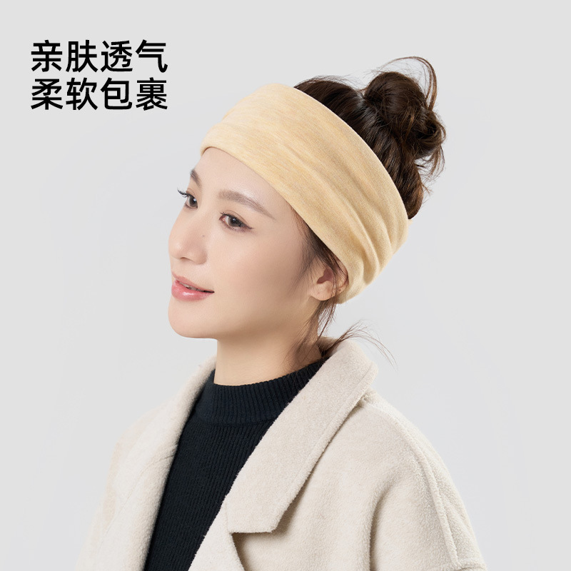 羊毛蚕丝围脖女冬加厚保暖护颈脖套男秋冬季骑行德绒防寒套头围巾|undefined