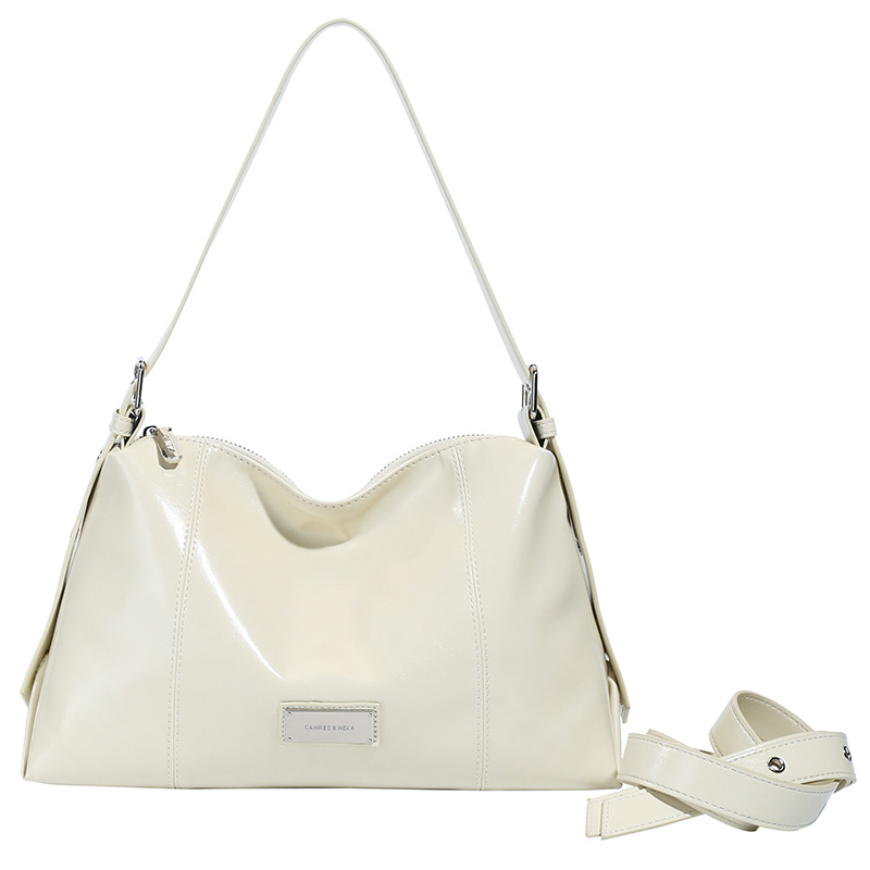 Transfronterizos retro bolsas de brazo de mano mujeres 2025 invierno nueva moda simple bolso de hombro universal mochila de viaje