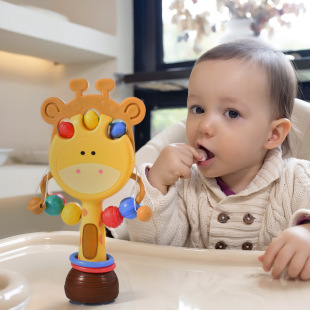 Baby Rattle Bite Newborn Baby Hand Rattle Music Stick Rattle Toy 0-1 Year Old Table Companion