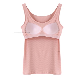 Threaded strap bra vest wear-free bra plus size strap underwear one-piece with chest pad base yoga outer wear