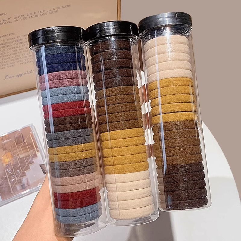 Banda de pelo grueso elástico de las mujeres cuerda de pelo lazo banda de goma del pelo