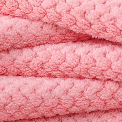 Large bath towel spring and summer coral fleece bath towel pineapple lattice adult quick-drying absorbent factory wholesale