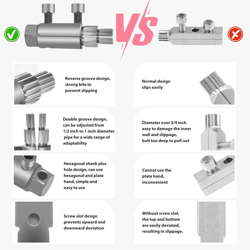 水龙头断丝取出器新款万能神器丝锥家用水管三角阀角阀取丝器工具|undefined