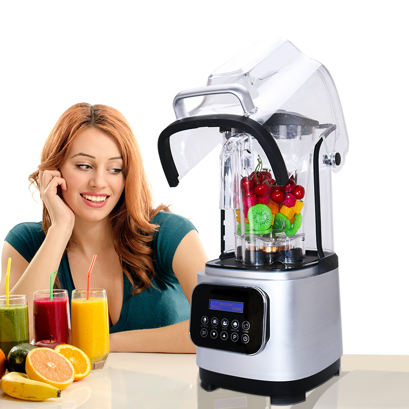 跨境批发blender冰沙研磨豆浆榨汁料理家用商用多功能隔音破壁机|ms