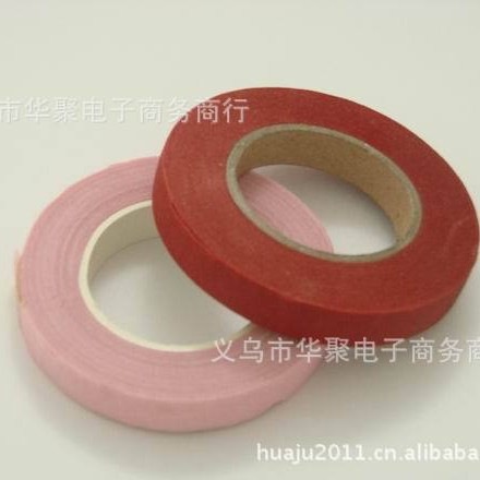 厂家直销 19种颜色 多种规格  丝网花 手工花花艺绿胶带25y