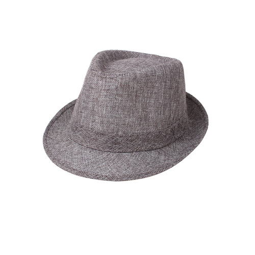 New spring and summer linen top hat, jazz hat, stage hat, linen breathable hat, men's old man hat, grandpa hat