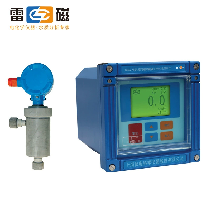 Шанхай Leici DCG-760A электромагнитный измеритель концентрации кислоты и щелочи/измеритель проводимости