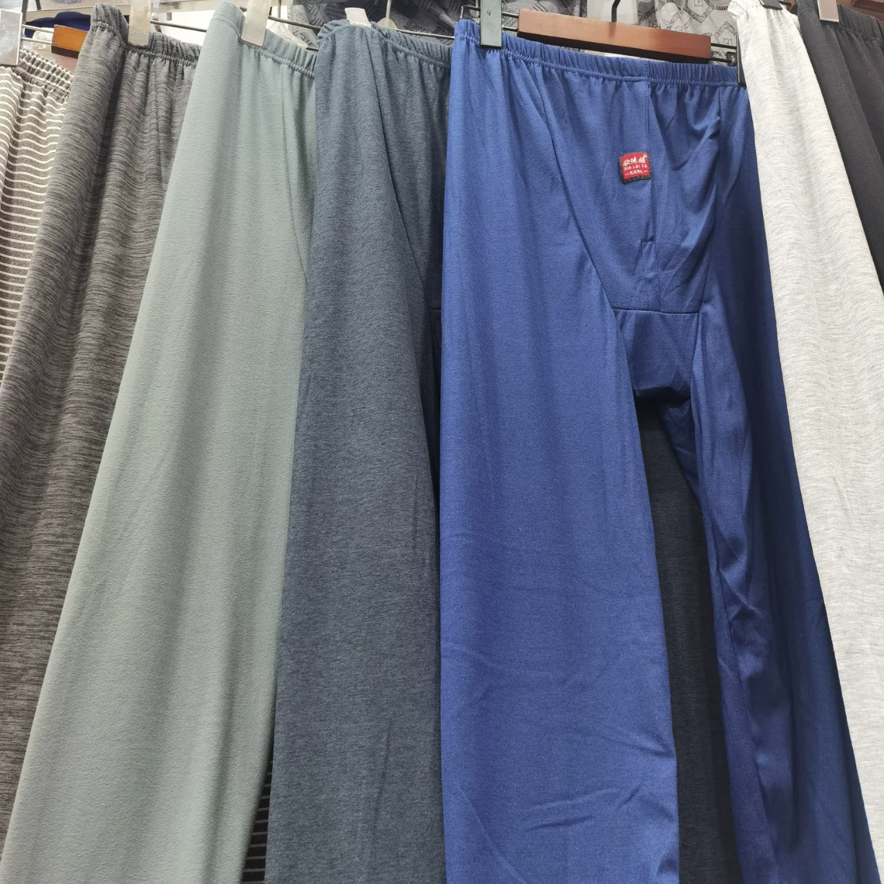 Новые осенне-зимние Бархатные ребристые кальсоны, мужские трусы для бега среднего и пожилого возраста