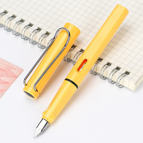 Factory Directly Sent Student Posture Pen Morandi Grade 3 Primary School Student Handwriting Practice Reusable Ink Cartridge Pen
