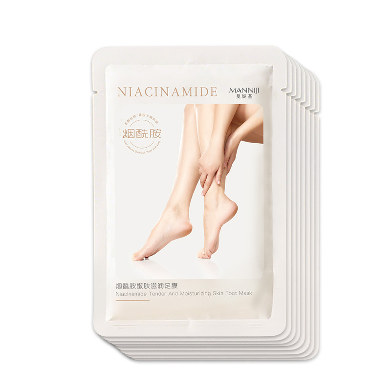 Mascarilla Hidratante para Pies con Nicotinamida Exfoliante e Hidratante para Cuidado de los Pies image 6